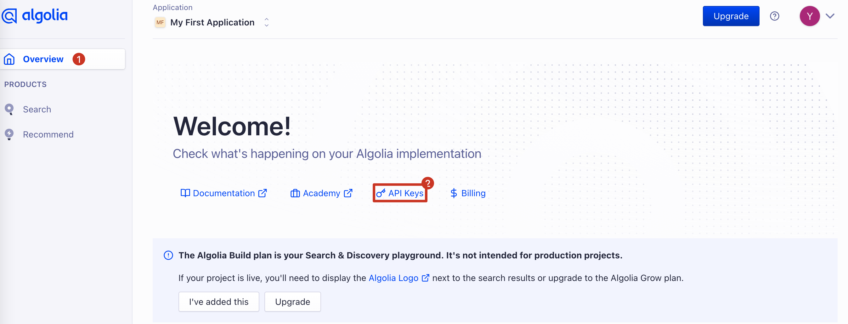 获取algolia appId